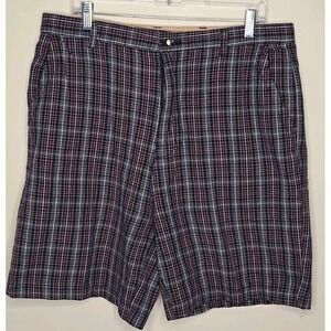 Heritage Consensus Men Plaid Shorts Size 36 Multicolor 100% Cotton